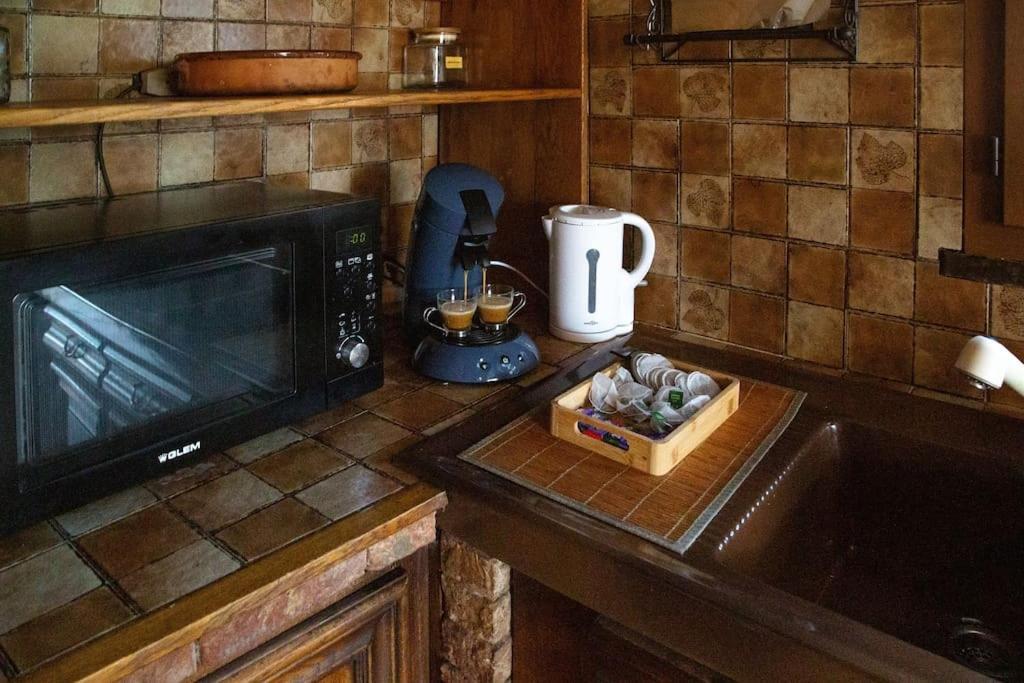 L'echappee Authentique-veranda-climatisee-barbecue * Plaisance-du-Touch