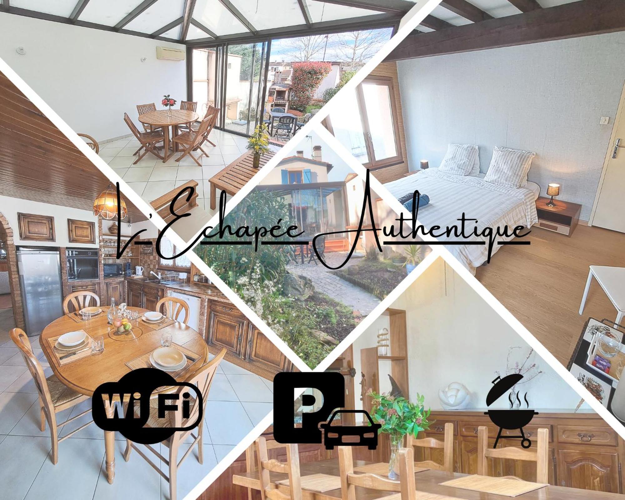Apartment L'echappee Authentique-veranda-climatisee-barbecue